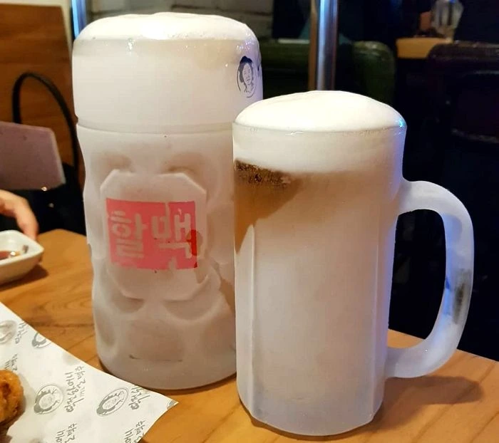 Korea-Ice-Cold-Draft-Beer-spot-Yeokjeonhalmeoni-beer